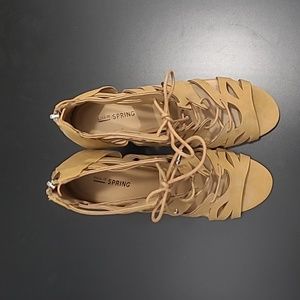 Call it Spring Lace up Sandles